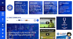 Desktop Screenshot of jalgpall.ee